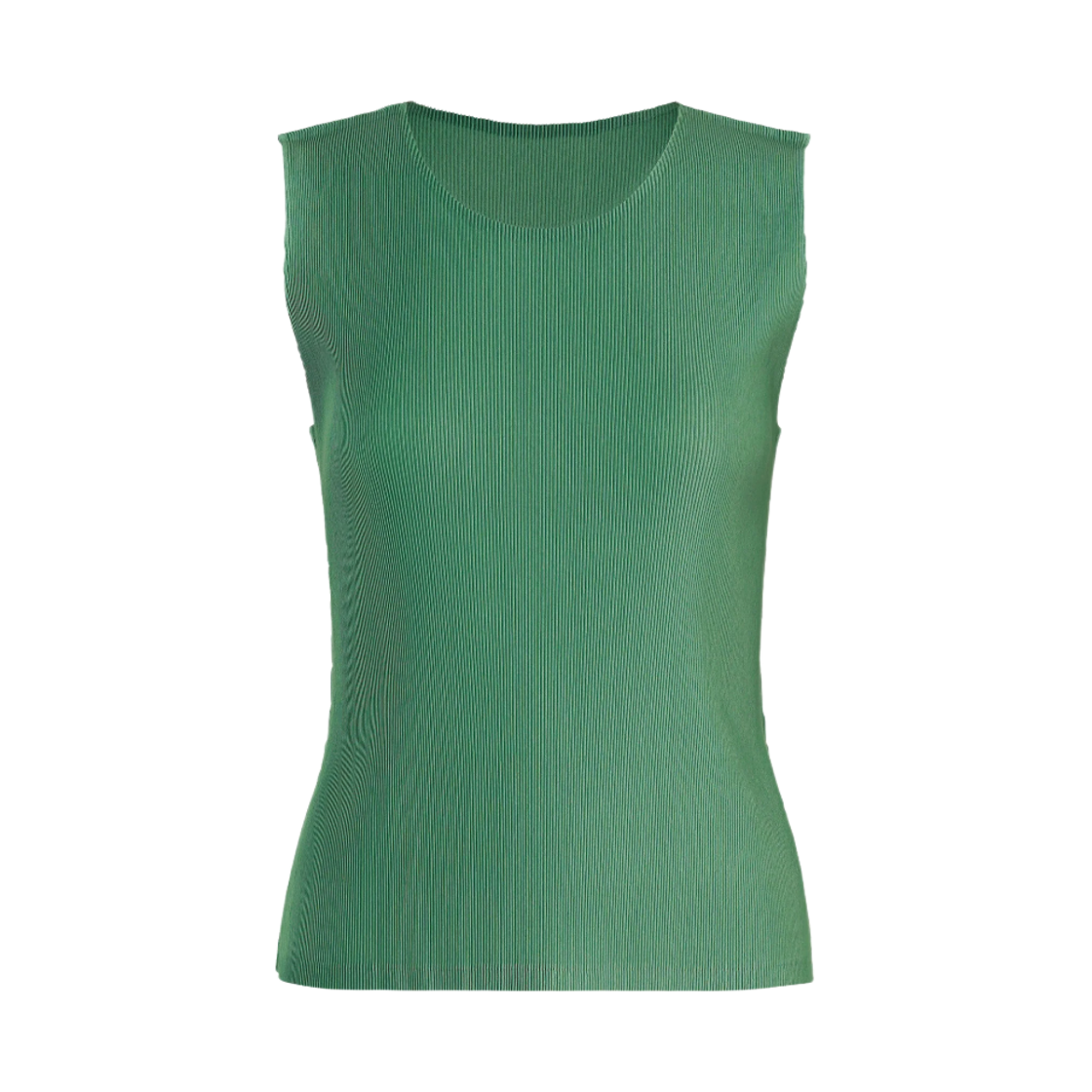 PP63-FK291-61 (W) Pleats Please Issey Miyake Mist August Sleeveless Top Grayish Green