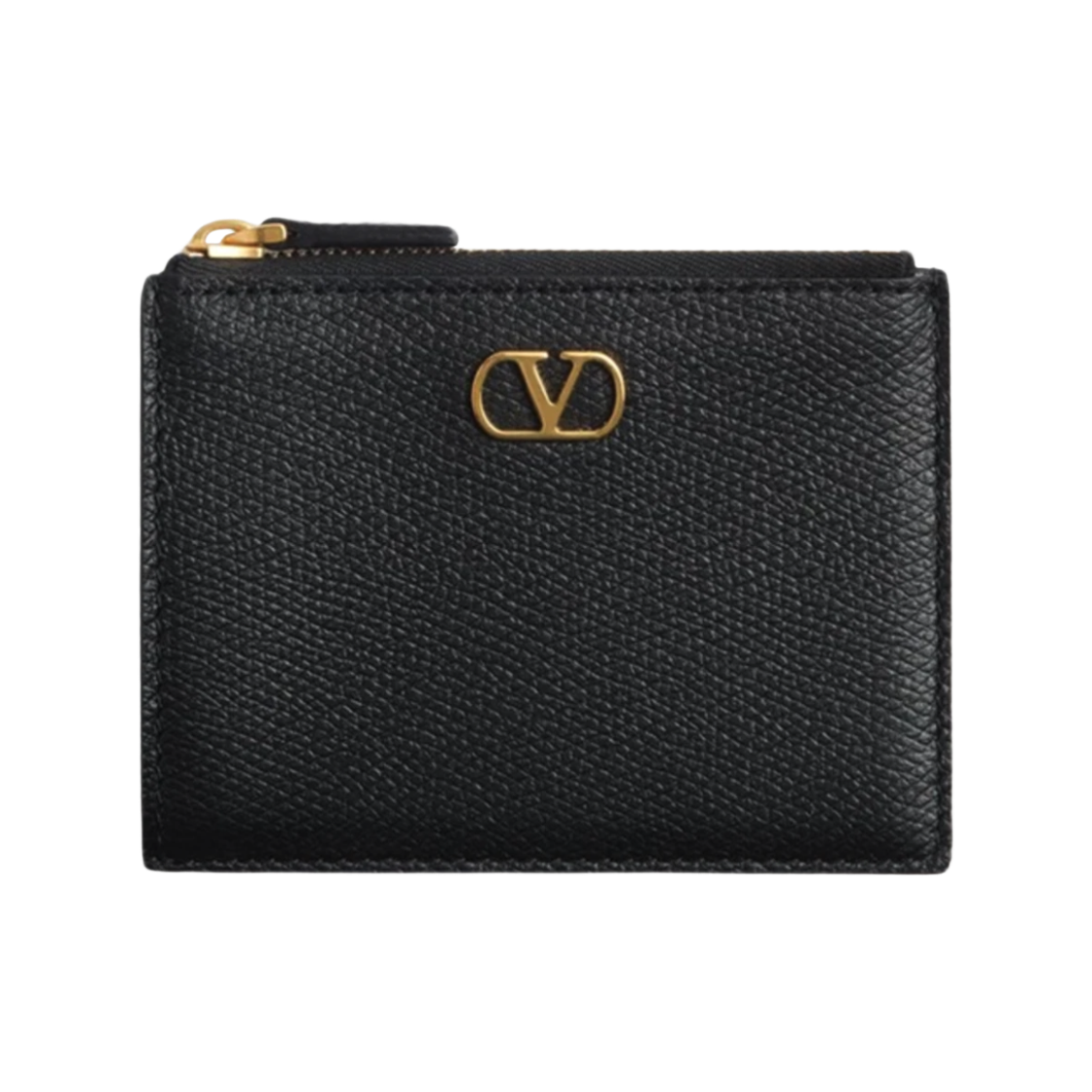 7W2P0AK9 SNP 0NO 25F [25% 쿠폰] Valentino Vlogo Signature Grainy Calfskin Card Holder Black