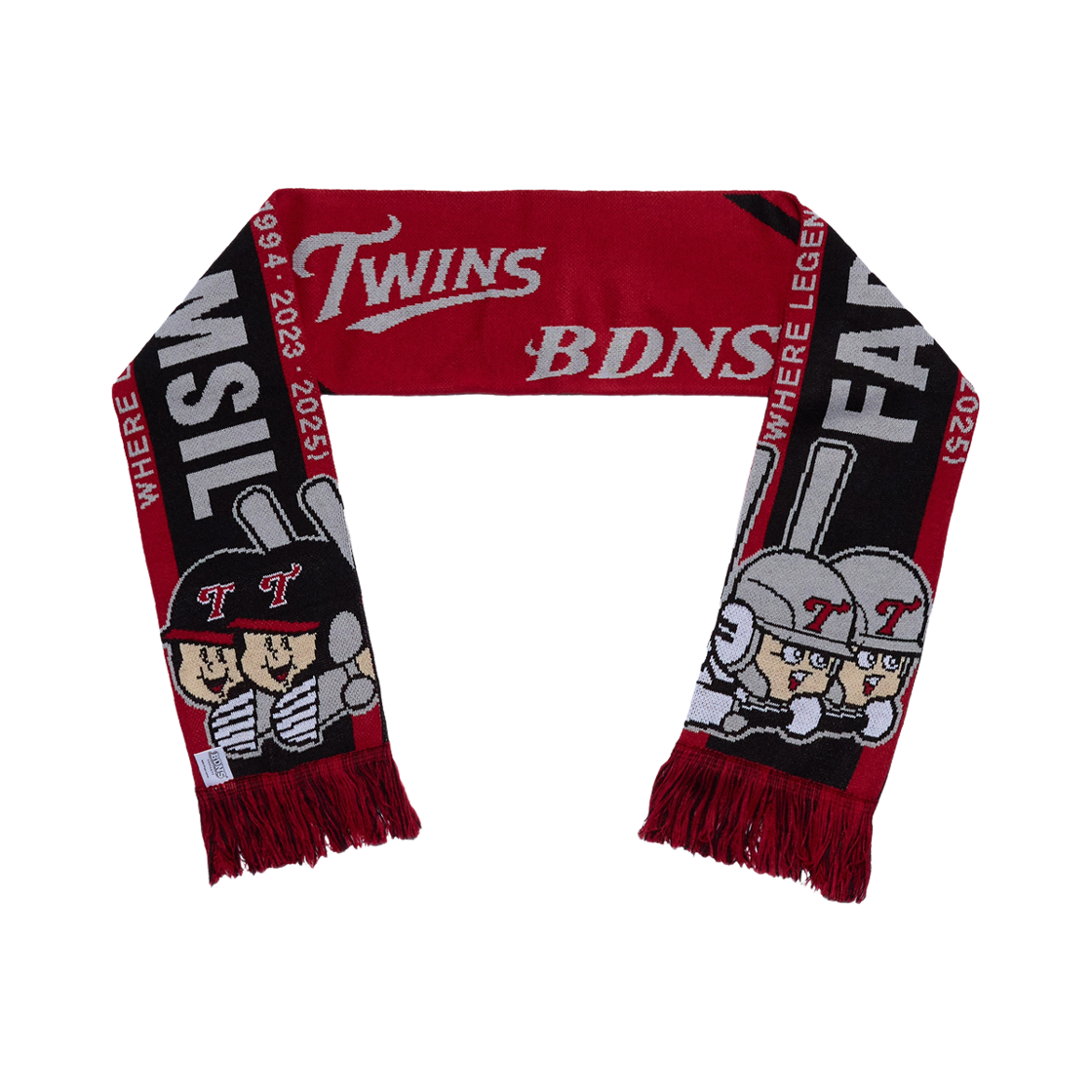 빠더너스 x 엘지트윈스 잠실 머플러 레드 [Farewell Edition](BDNS x LG TWINS Farewell Jamsil Muffler Red)