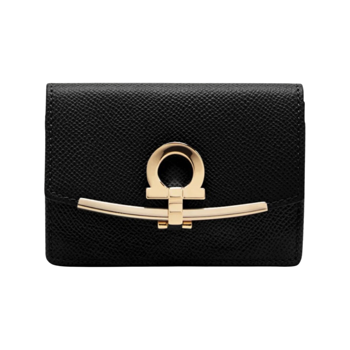 22 D198 683350 23F [25% 쿠폰] Ferragamo Gancini Card Case Black