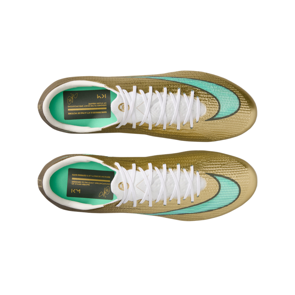 나이키 머큐리얼 슈퍼플라이 11 엘리트 FG SE 메탈릭 골드 그린 글로우(Nike Mercurial Superfly 11 Elite FG SE Metallic Gold Green Glow) - 2