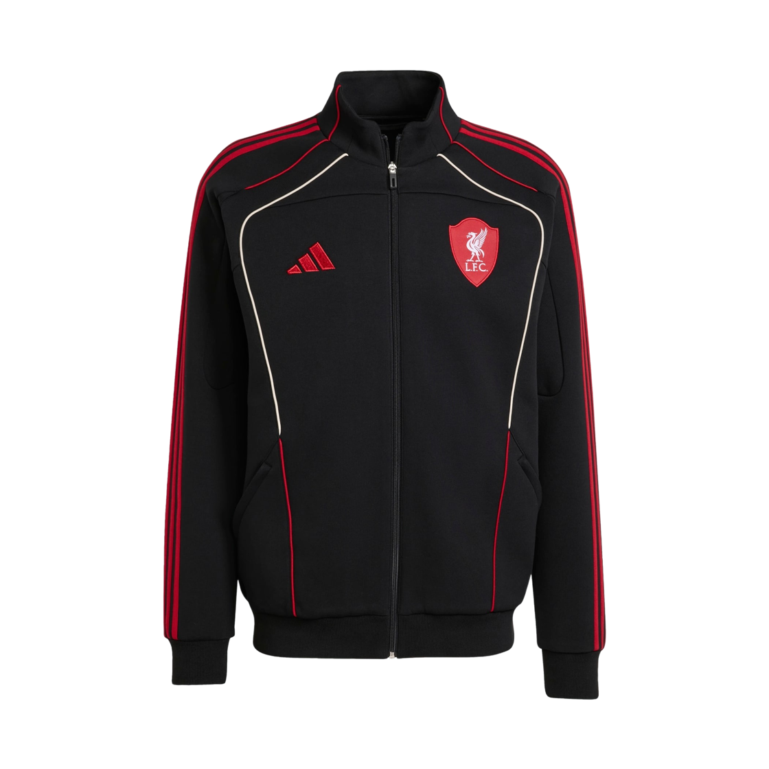 JW5475 Adidas Liverpool FC UBP Double Knit Track Top Black - US Sizing (Non Marking Ver.)