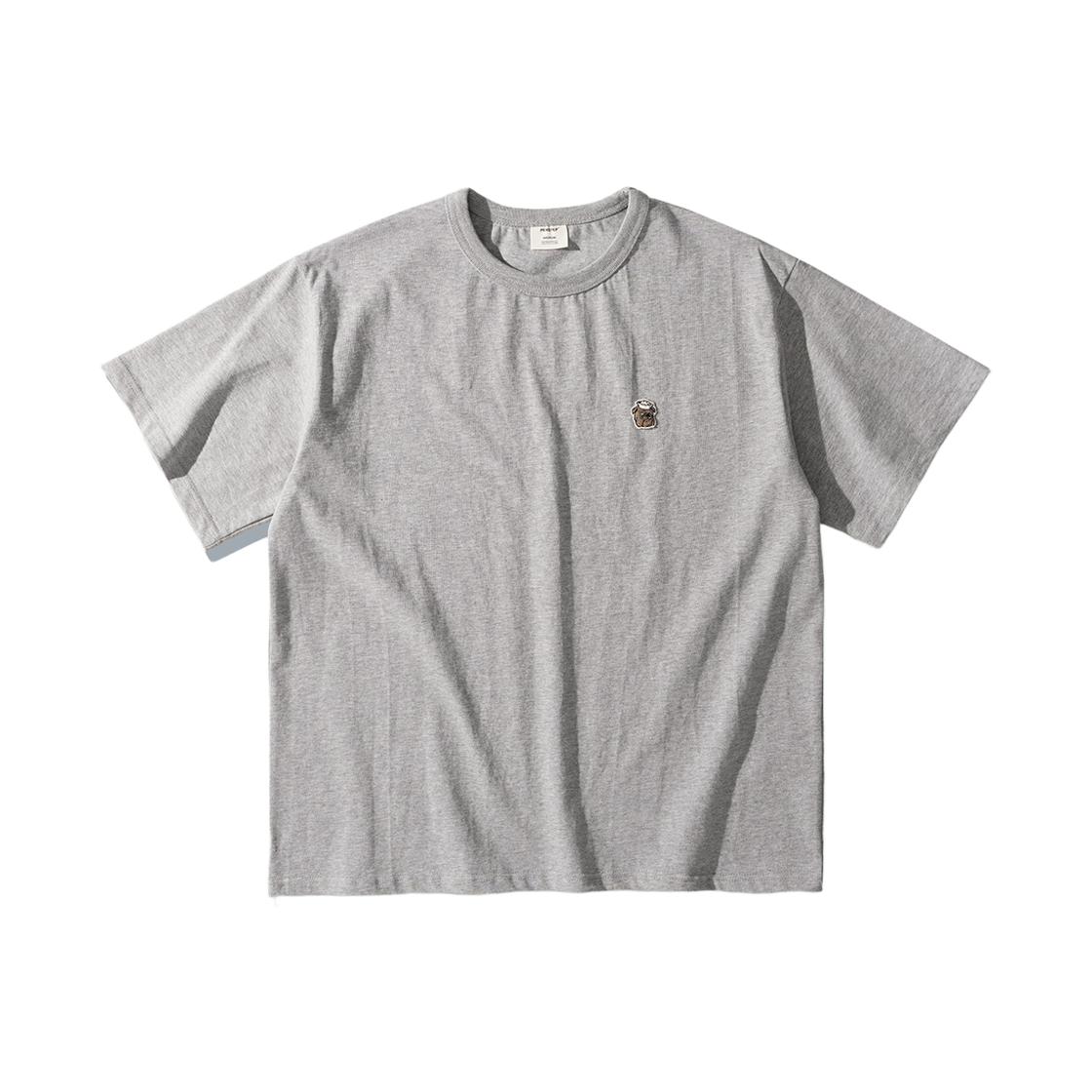 JUST4767_gray_29 PERSTEP Harbor Patch Short Sleeve Gray JUST4767