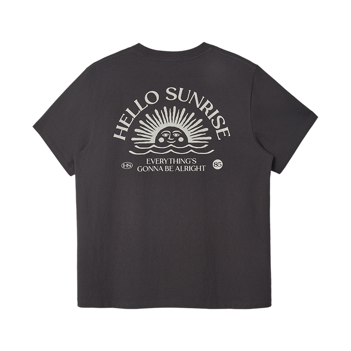 헬로선라이즈 에이치에스 오지 로고 티셔츠 차콜(Hello Sunrise HS OG Logo Tee_Charcoal) - 4