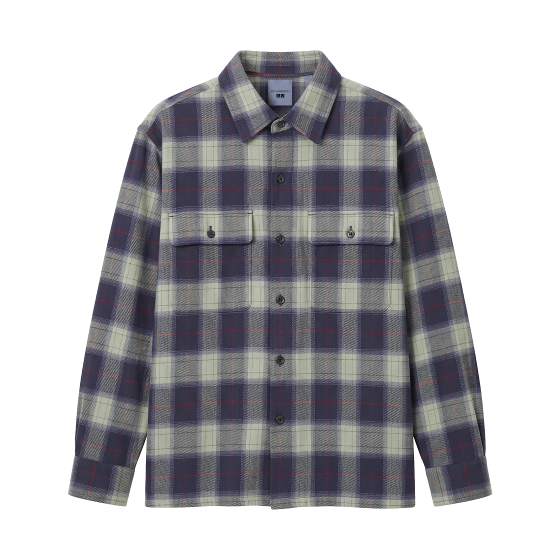 488794-69 Uniqlo x JW Anderson Flannel Shirt B Navy