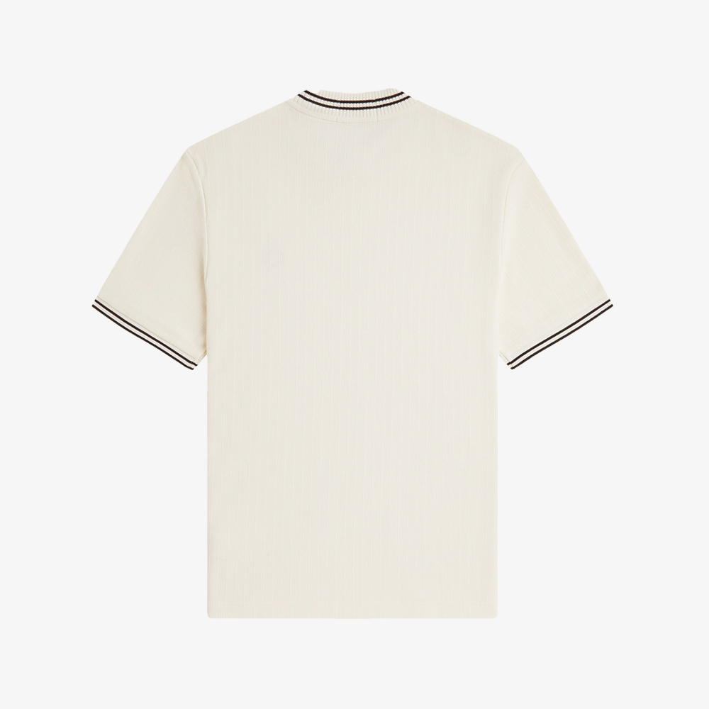 프레드페리 립 저지 티셔츠 에크루(Fred Perry Ribbed Jersey T-Shirt Ecru) - 6
