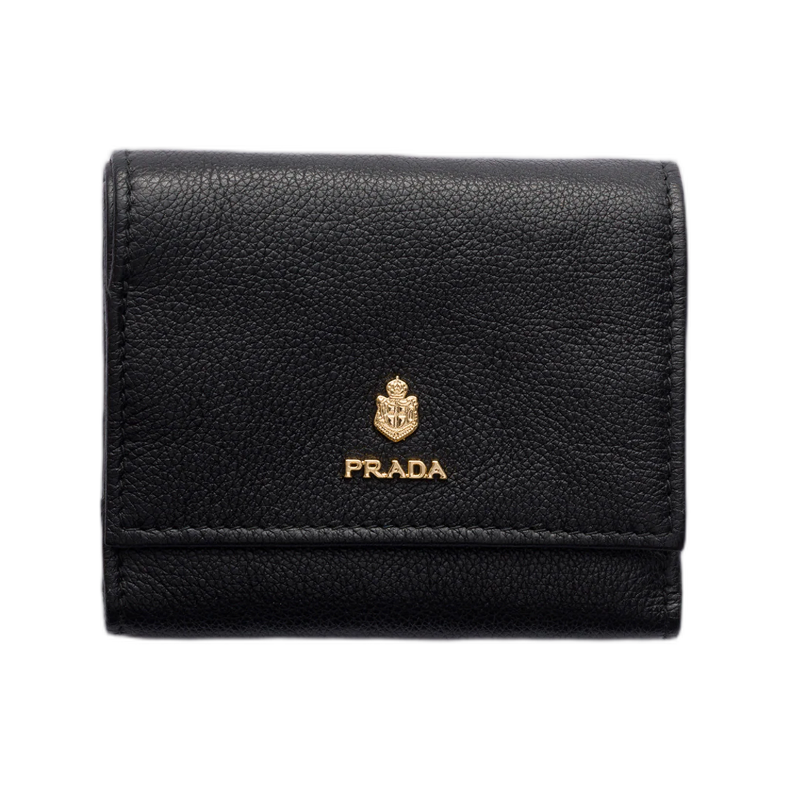 1MH043-2ZSN-F0002 Prada Small Leather Wallet Black