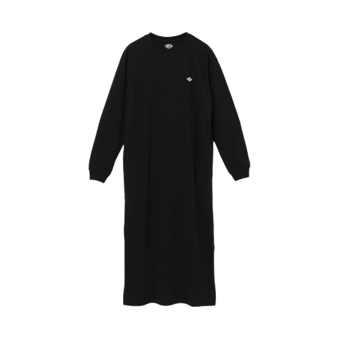 (W) 단톤 x 레이 빔즈 롱슬리브 드레스 블랙((W) Danton x Ray Beams Long Sleeve Dress Black)