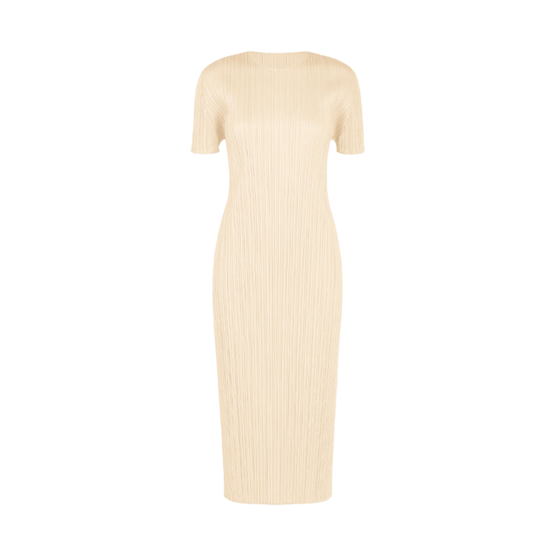 PP63-JH126-02 (W) Pleats Please Issey Miyake MC August Dress Off White