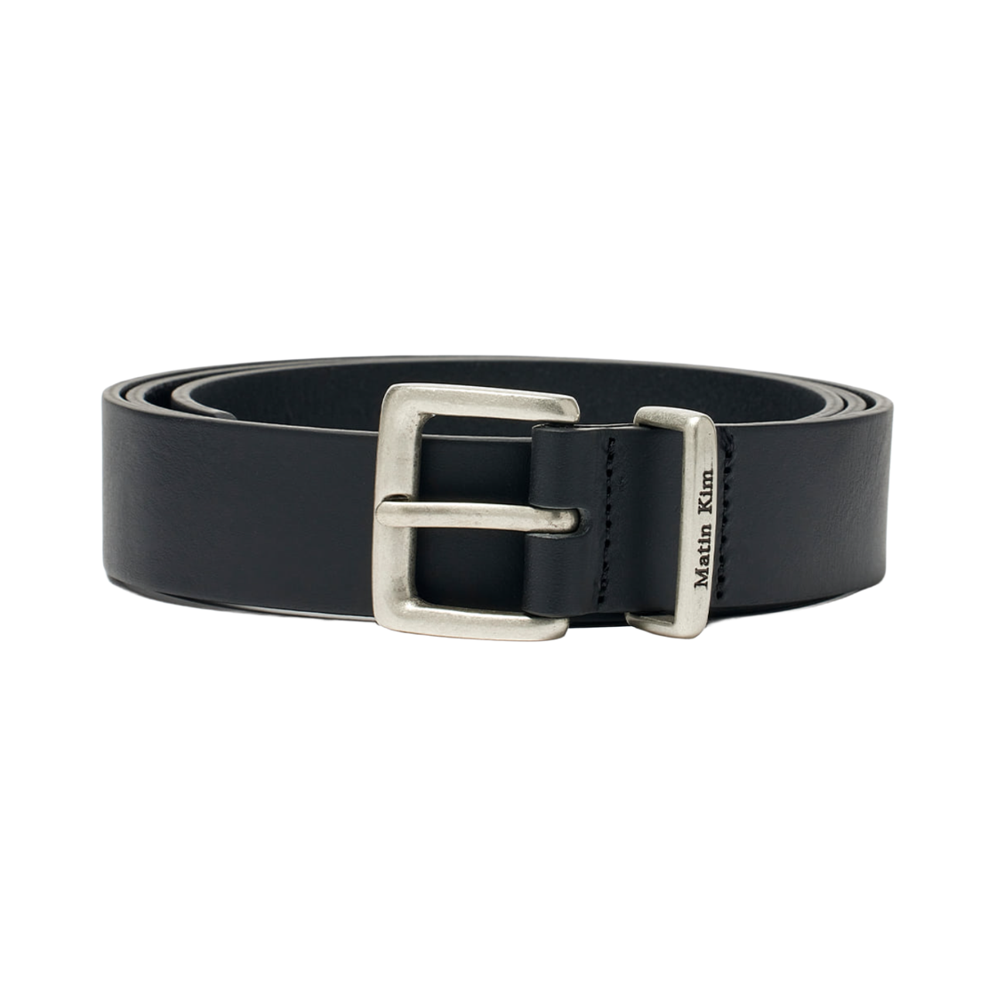 MK249OAC028MBB Matin Kim Vintage Leather Belt Black