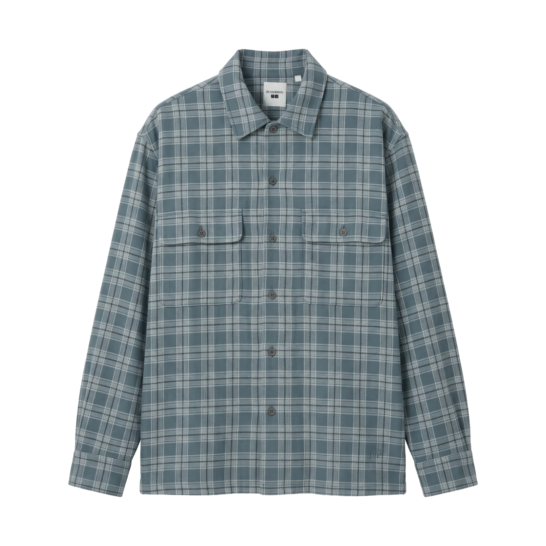 486615-65 Uniqlo x JW Anderson Flannel Shirt A Blue