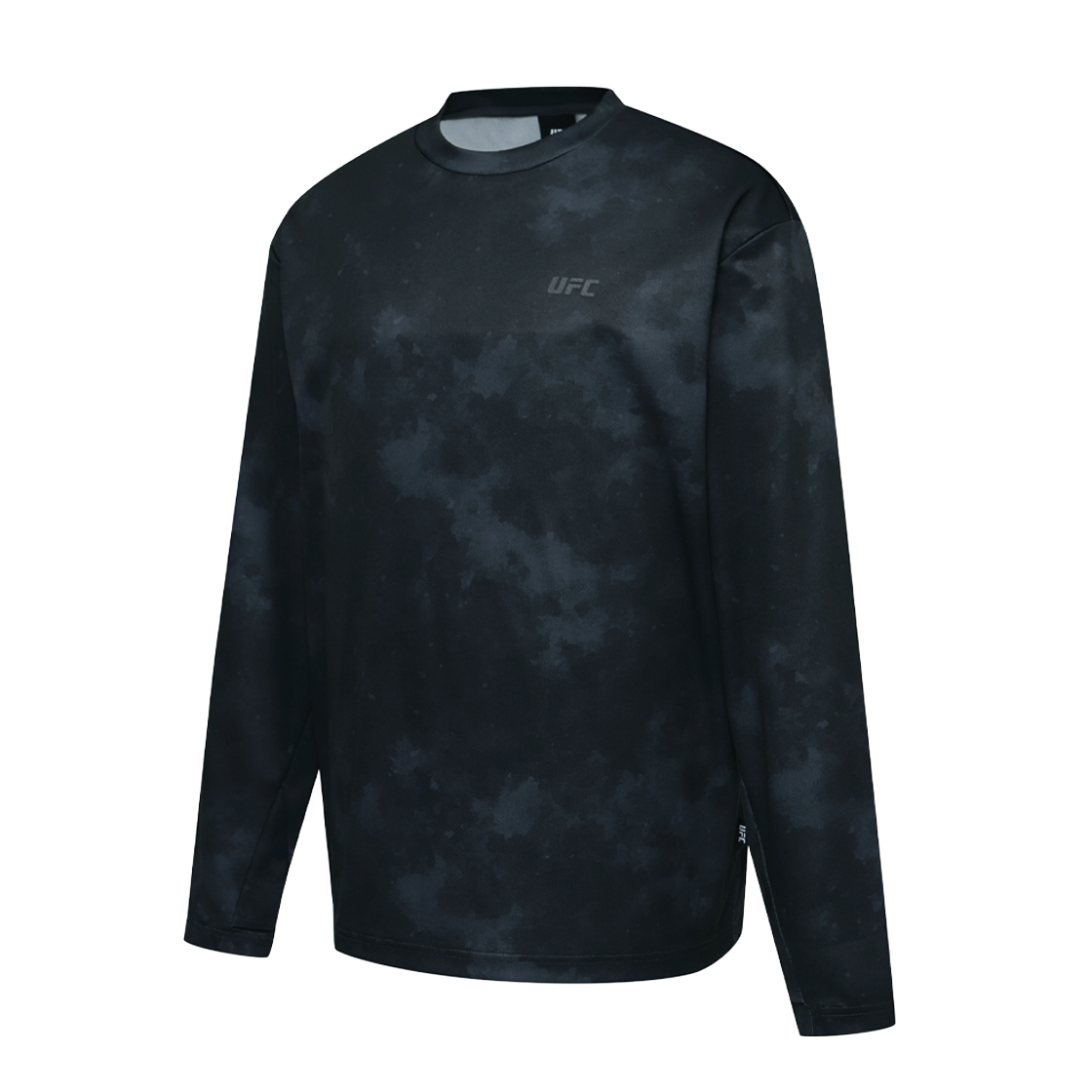 유에프씨 스포츠 더스트 다잉 릴렉스핏 긴팔 티셔츠 블랙 U4TTX3102BK(UFC SPORT Dust Dyeing Relaxed Fit Ls Black) - 2