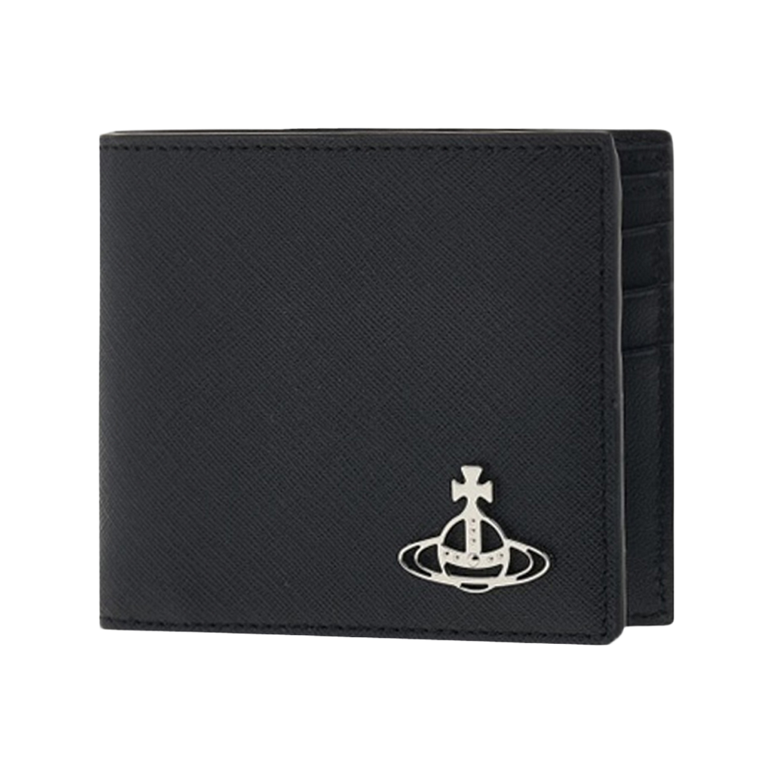 51120008U S000B N401 [25% 쿠폰] Vivienne Westwood Saffiano Billfold Black