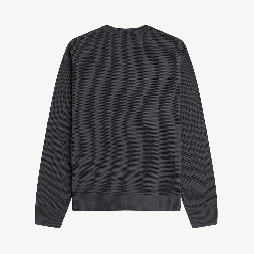 프레드페리 텍스쳐드 니트 앵커그레이(Fred Perry Textured Knit Anchor Grey) - 6