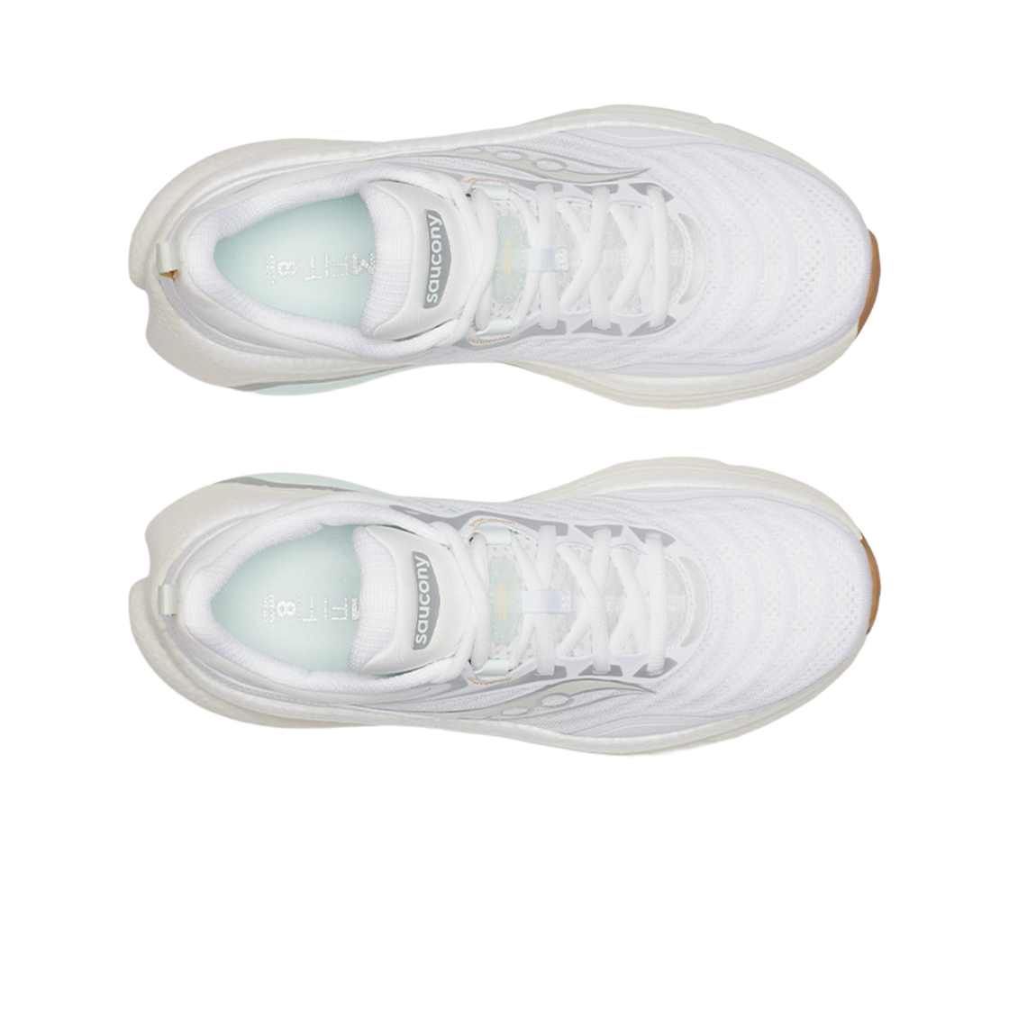 (W) 써코니 옴니 ST 23 와이드 화이트 오닉스((W) Saucony Omni ST 23 Wide White Onyx) - 2