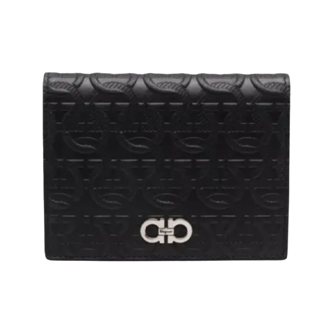 66_0975_753601_22F [25% 쿠폰] Ferragamo Gancini Card Holder Black