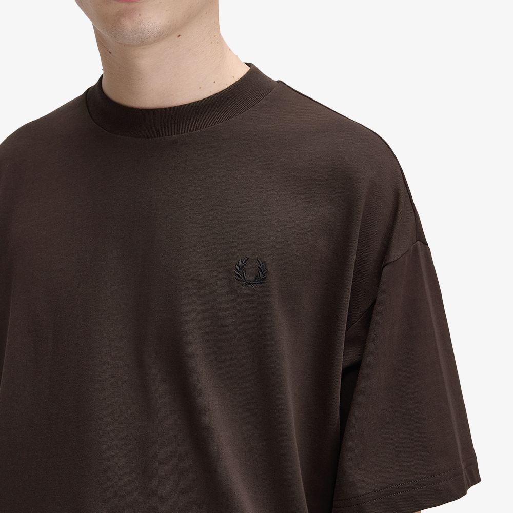 프레드페리 오버사이즈드 티셔츠 리치브라운(Fred Perry Oversized T-Shirt Snow Rich Brown) - 5