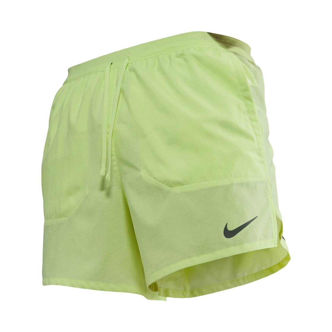 DM4756-701 Nike Dri-Fit Stride 5 Inch Brief Lined Running Shorts Barely Volt - Asia