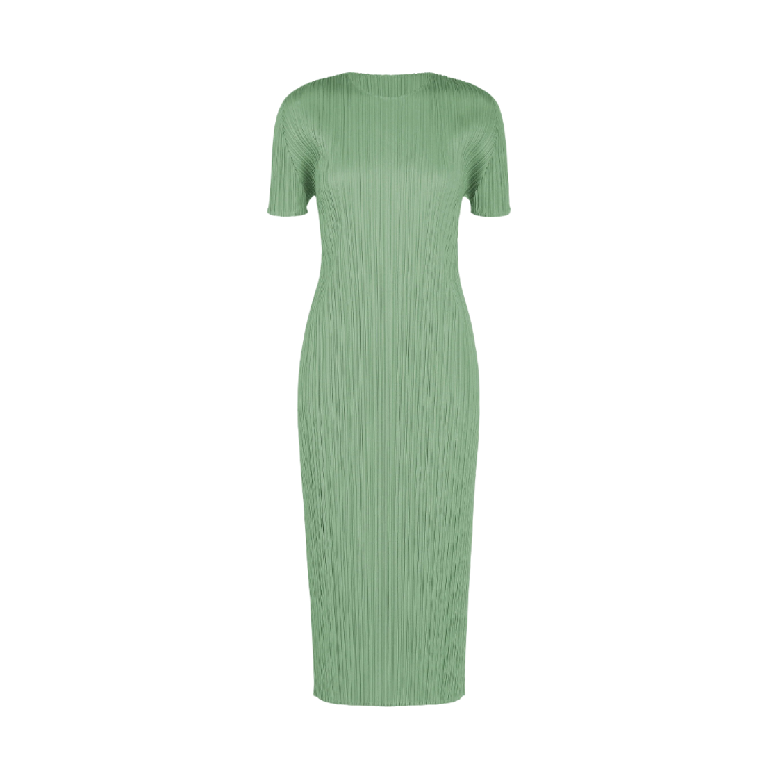 PP63-JH126-61 (W) Pleats Please Issey Miyake MC August Dress Grayish Green
