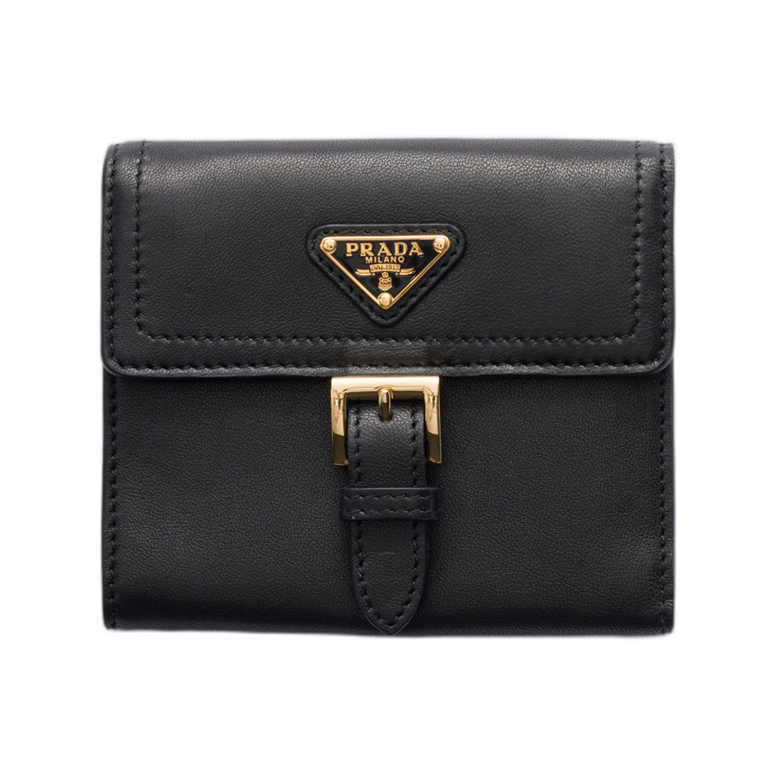 1MH060-2G6Y-F0002 Prada Small Nappa Leather Wallet Black
