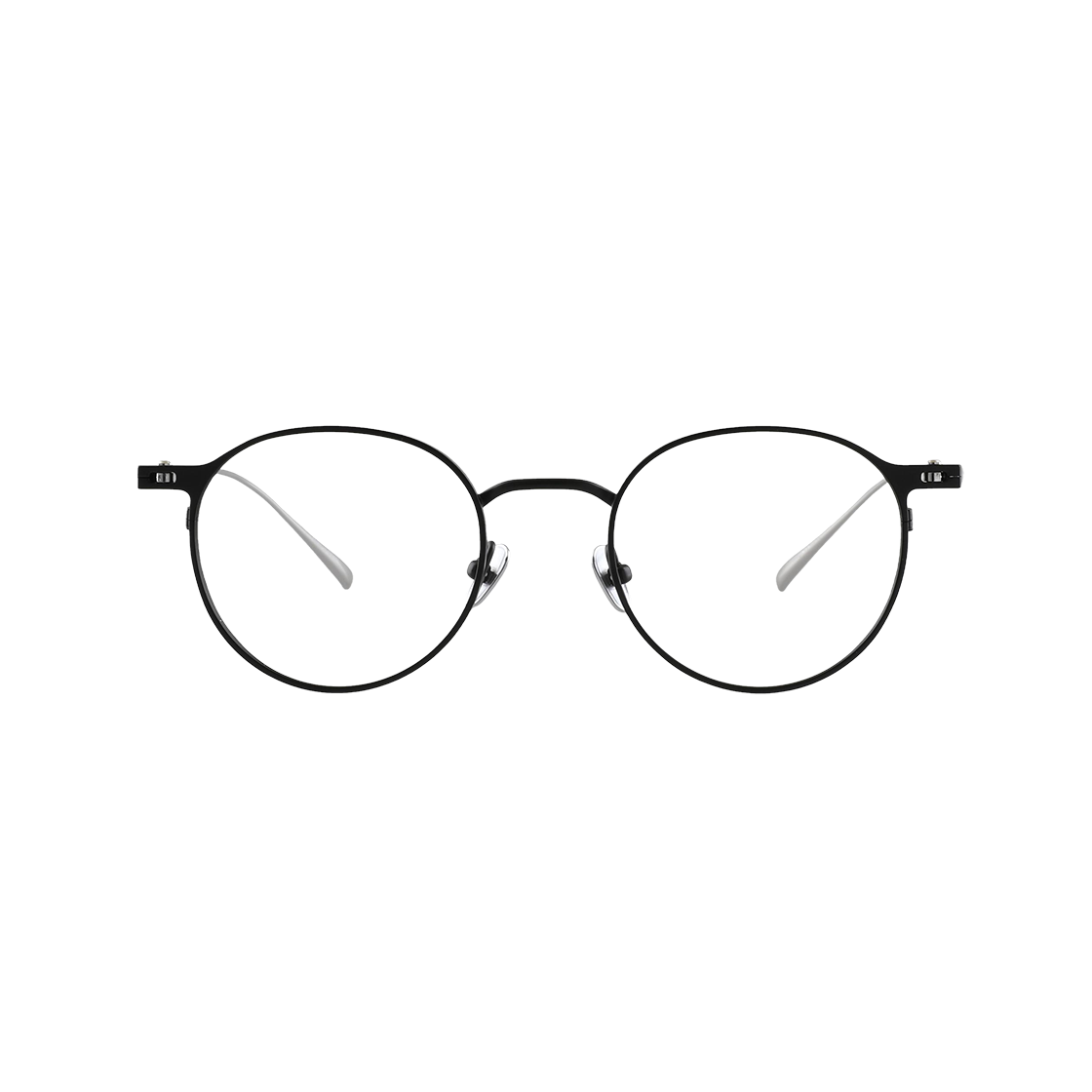 투디터 OSE 가벼운 남여공용 풀 티타늄 자외선 블루라이트차단 안경 C1 블랙실버(2DITOR OSE Lightweight Unisex Full Titanium UV and Blue Light Blocking Glasses C1 Black Silver)