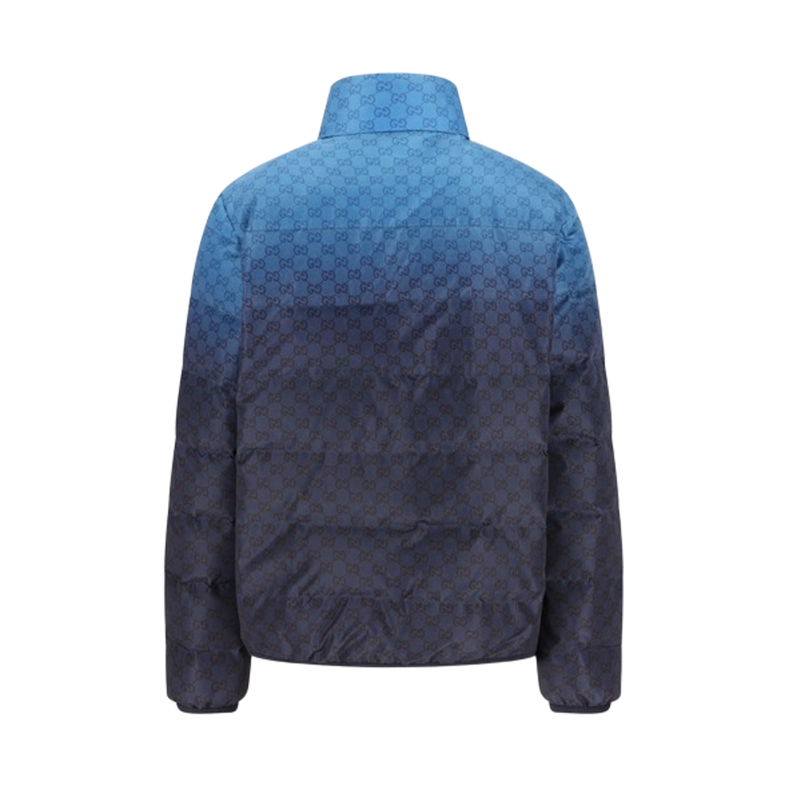 구찌 프린티드 테크니컬 포플린 집 자켓 블루(Gucci Printed Technical Poplin Zip Jacket Blue) - 2