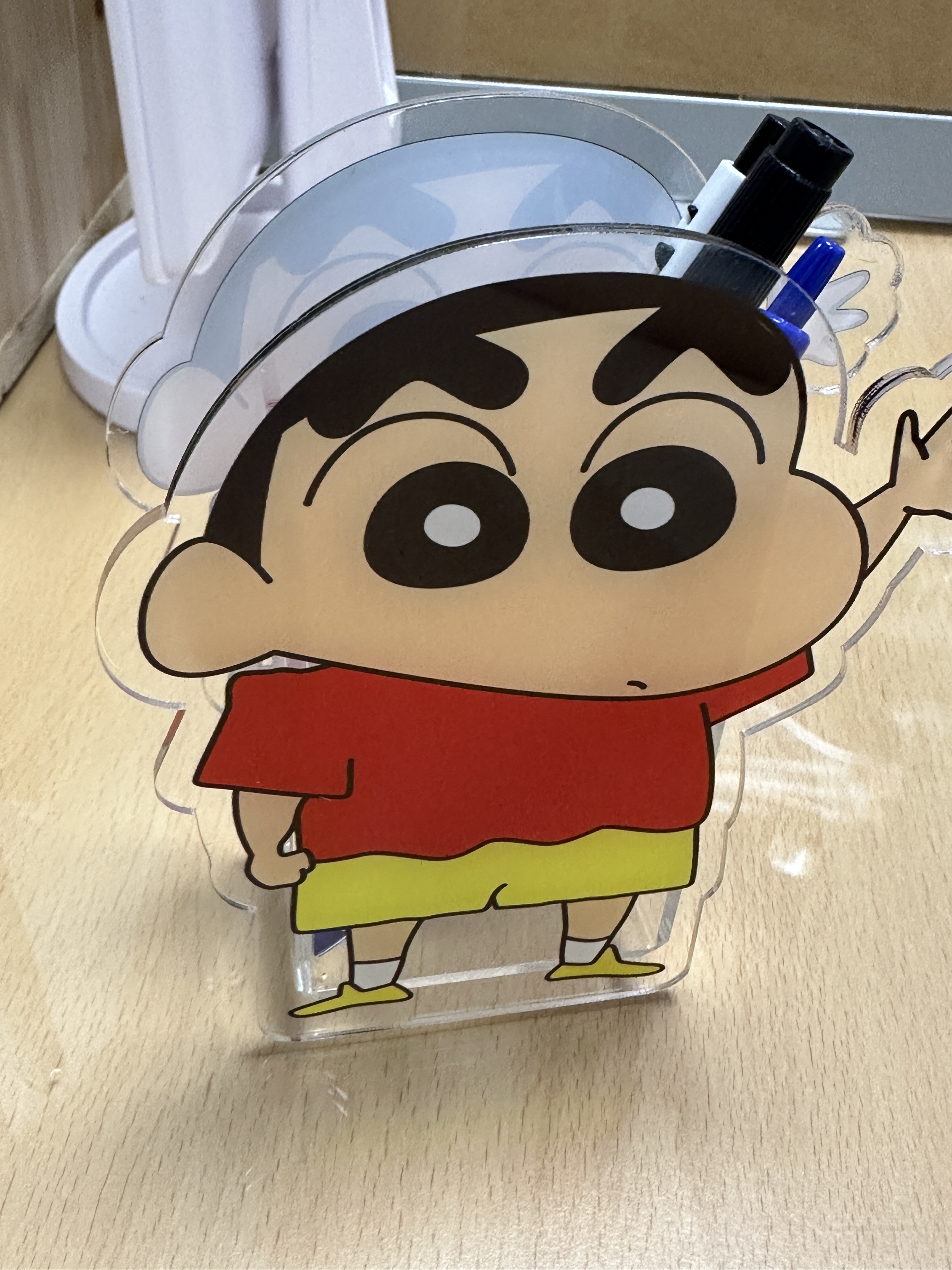 Crayon Shin Chan Desk Organizer Shin Chan 착용 스타일
