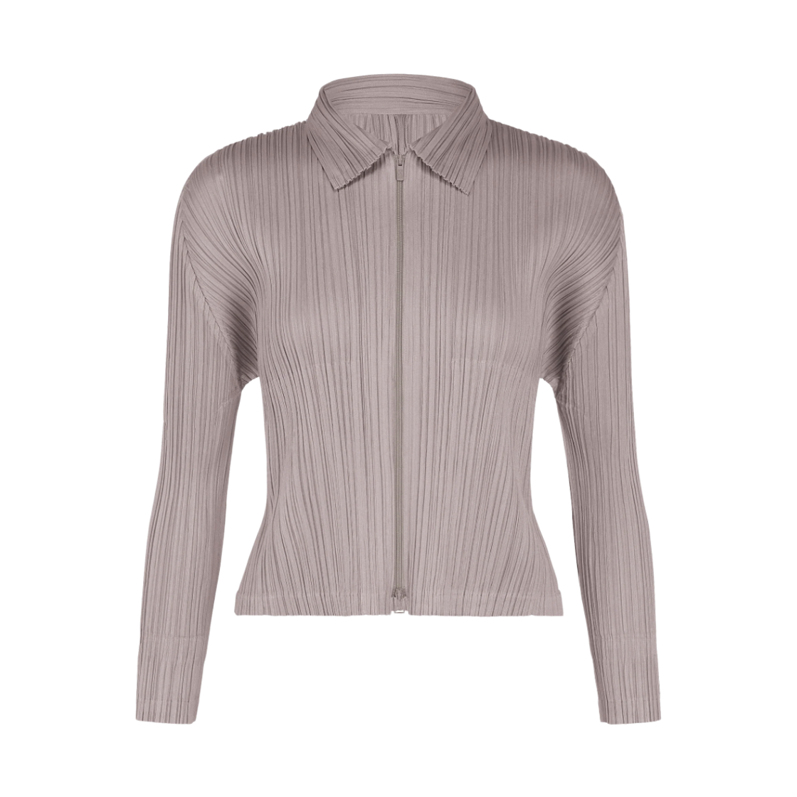 PP63-JC123-14 (W) Pleats Please Issey Miyake MC August Cardigan Grayish Purple