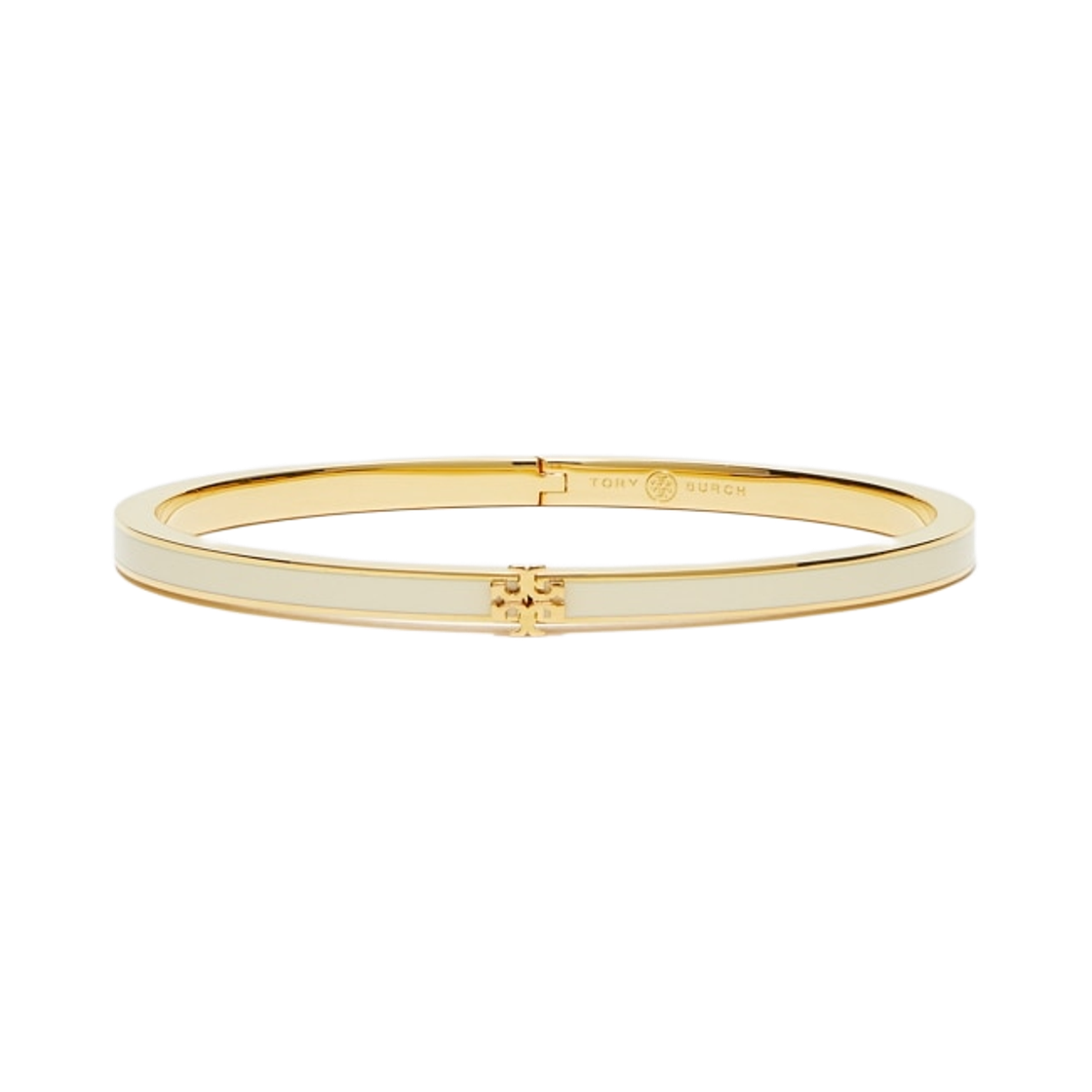 (W) 토리버치 키라 로고 브레이슬릿 토리 골드 뉴 아이보리((W) Tory Burch Kira Logo Bracelet Tory Gold New Ivory)