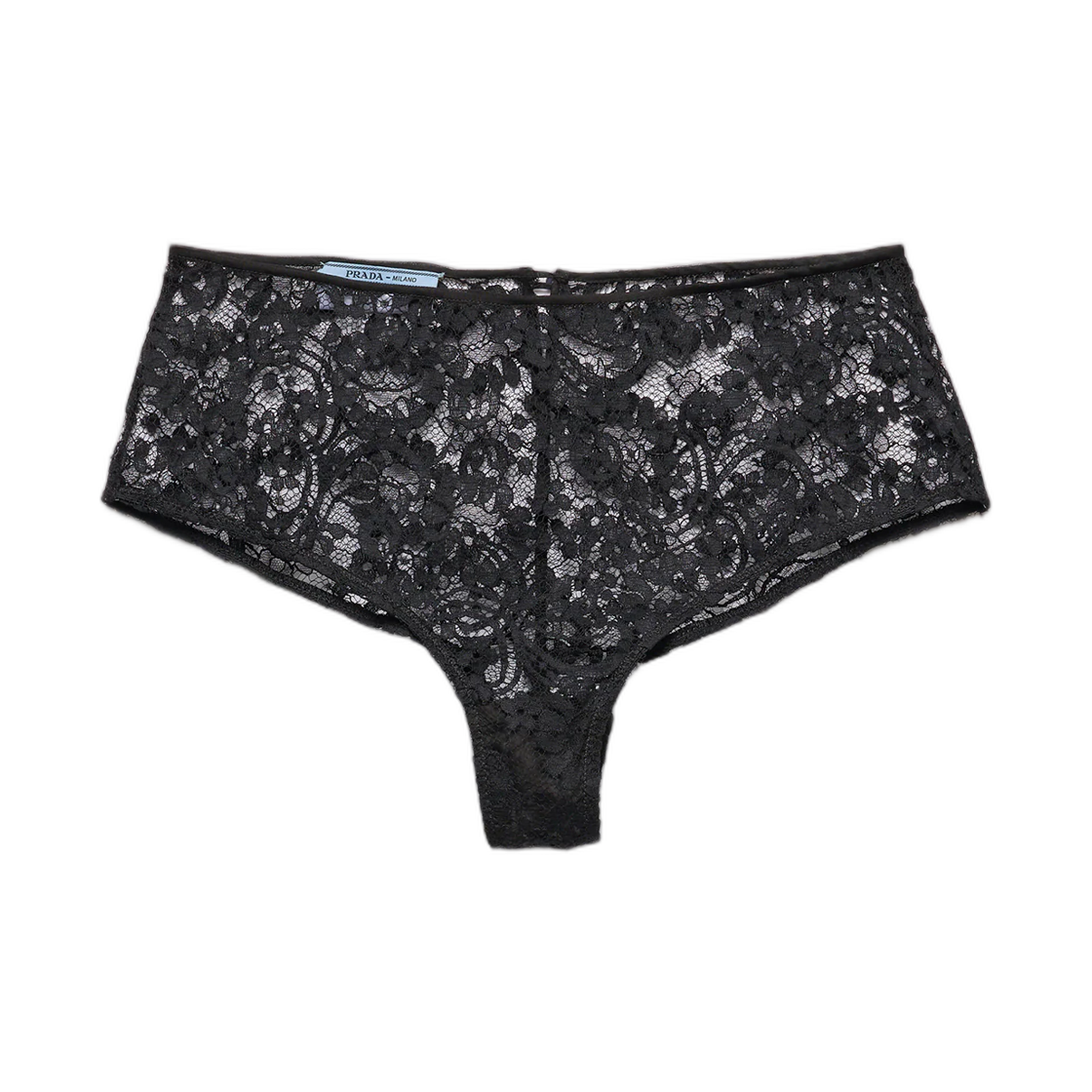 SP6611-13B0-F0002 (W) Prada Lace Hipster Panties Black