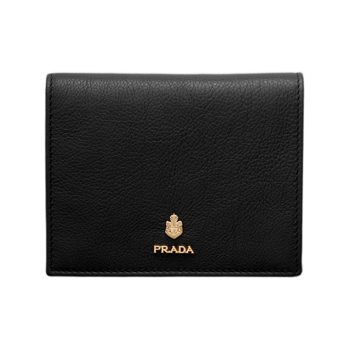 1MV204-2ZSN-F0002 Prada Small Leather Wallet Black