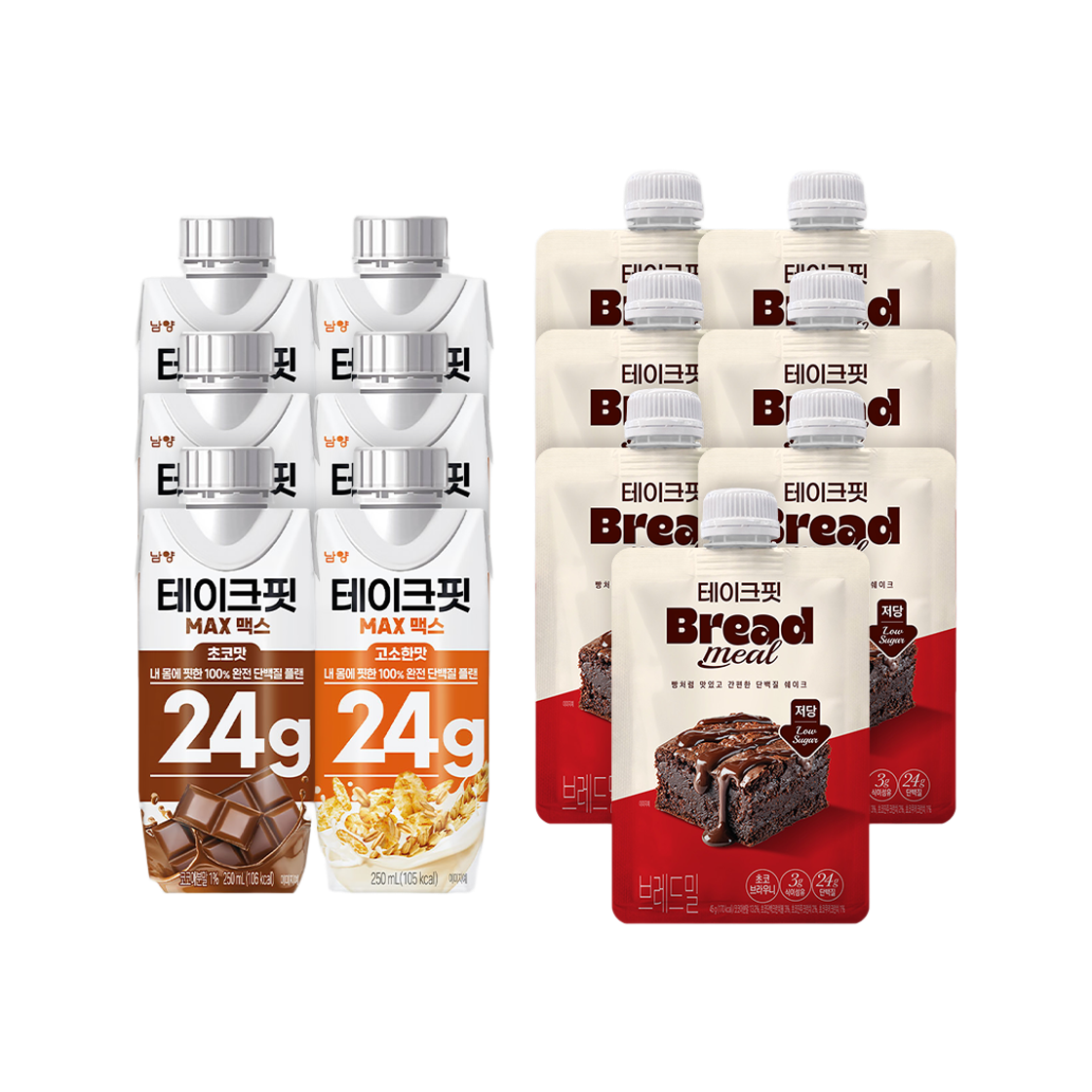 테이크핏 맥스 위클리 프로틴 팩 (맥스 6개+브레드밀 7개)(TAKEFIT MAX Weekly Protein Pack (MAX 6ea + Bread Meal 7ea))