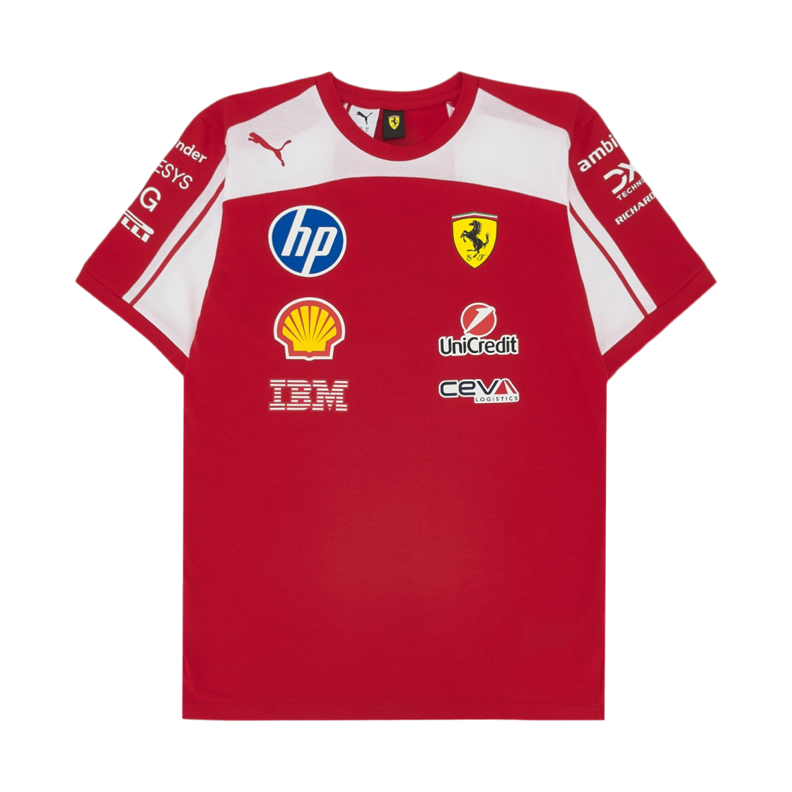 스쿠데리아 페라리 x 푸마 레플리카 티셔츠 레드(Scuderia Ferrari x Puma Replica T-Shirt Red)