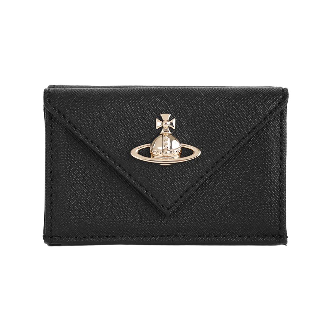 5115002EW L001N N402 [25% 쿠폰] Vivienne Westwood Envelope Leather Wallet Black