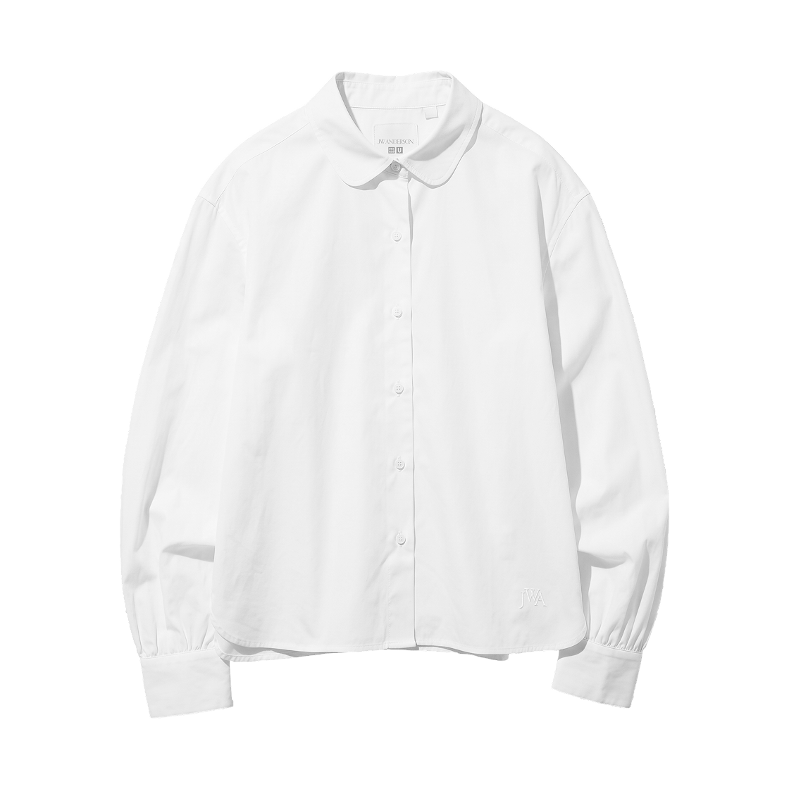 488560-00 (W) Uniqlo x JW Anderson Cotton Volume Sleeve Shirt White