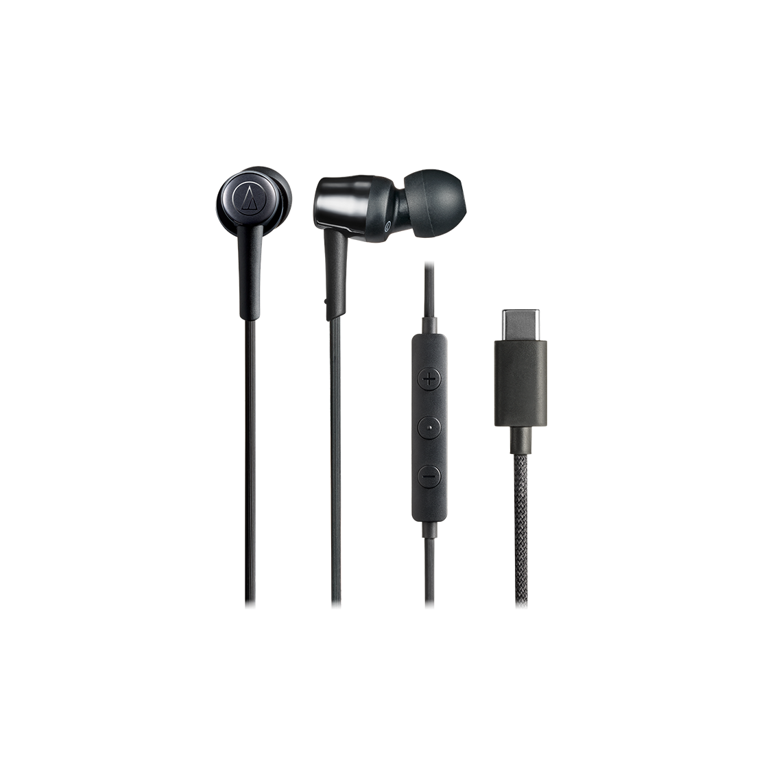 ATH-CKD30C USB Type-C BK Audio-Technica ATH-CKD30C USB Type-C In-Ear Headphones Black
