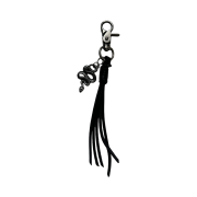 AX CONNECTION Snake Leather Tassel Keyring