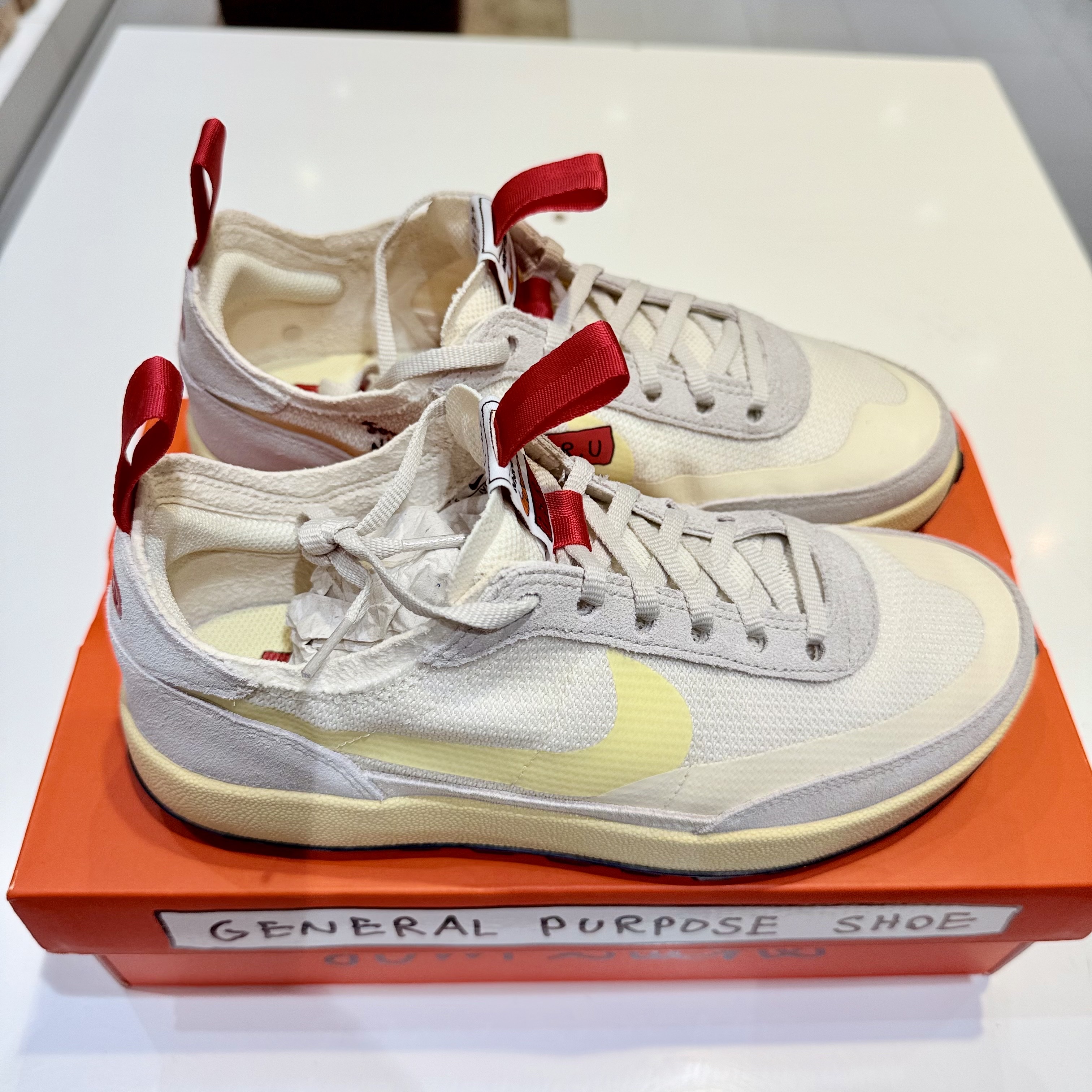 Nike x Tom Sachs General Purpose Shoe Grey Yellow 착용 스타일 - 4