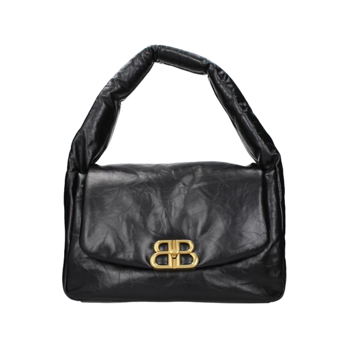 7879022AA411000 Balenciaga Monaco Medium Sling Bag Black