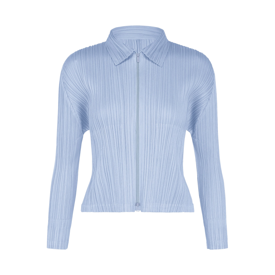 PP63-JC123-70 (W) Pleats Please Issey Miyake MC August Cardigan Light Blue