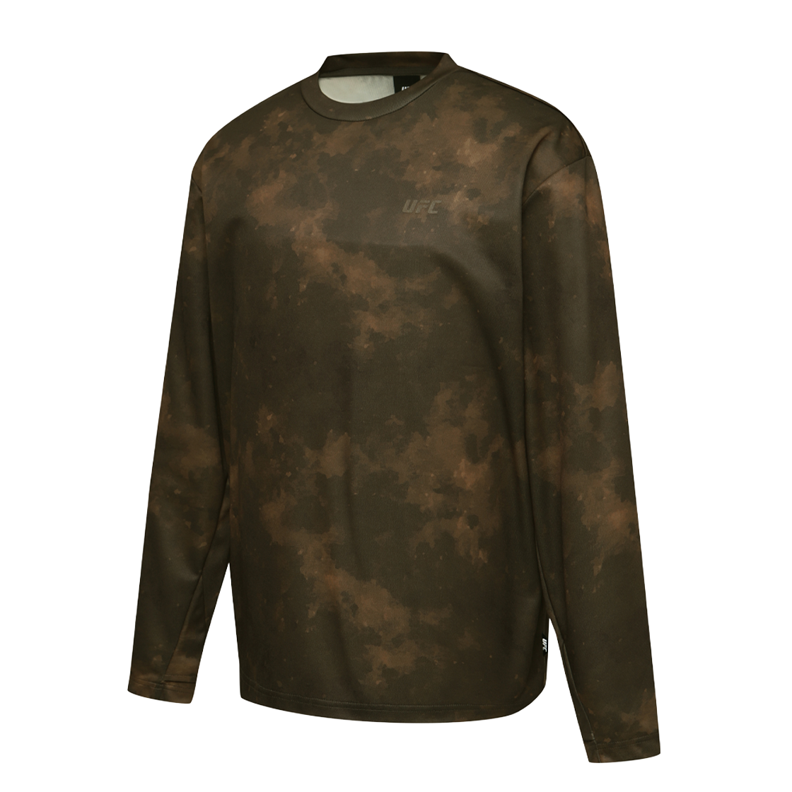 유에프씨 스포츠 더스트 다잉 릴렉스핏 긴팔 티셔츠 커피 브라운 U4TTX3102CB(UFC SPORT Dust Dyeing Relaxed Fit Ls Coffee Brown) - 2