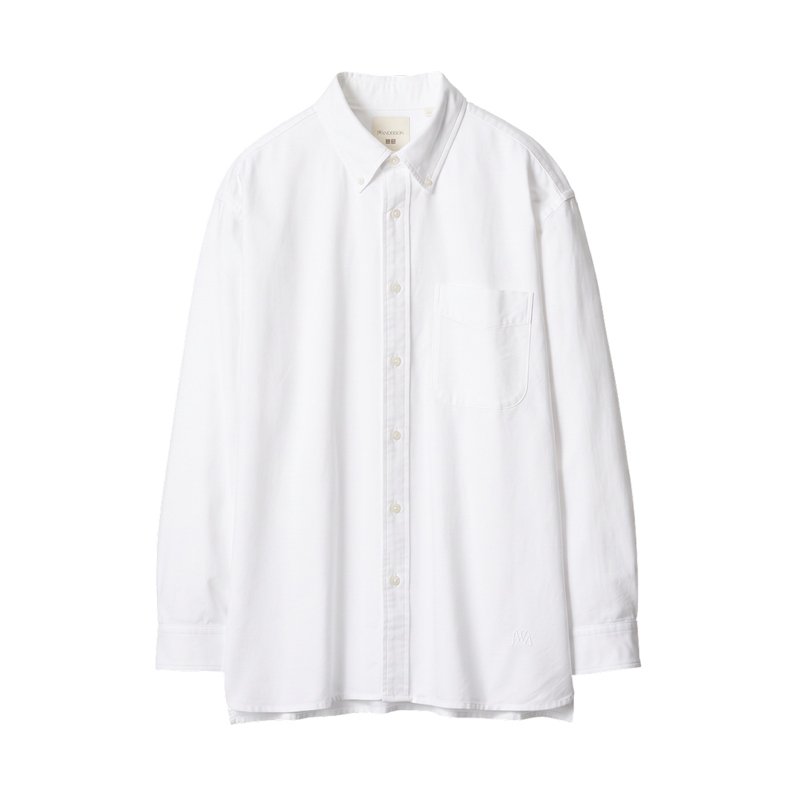 488796-00 Uniqlo x JW Anderson Oxford Oversized Shirt White