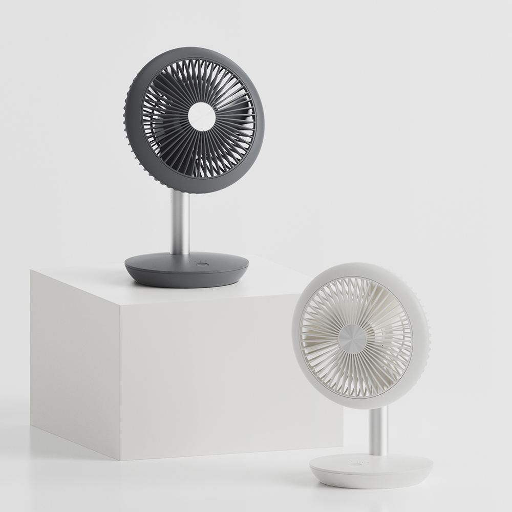 솔러스에어 BLDC 무선선풍기 캠핑 탁상용선풍기 미니 무선써큘레이터 소형 책상 AIR601TF(Sollus Air Wireless Fan, Camping Desk Fan Mini BLDC Wireless Circulator Compact Desk AIR601TF) - 2