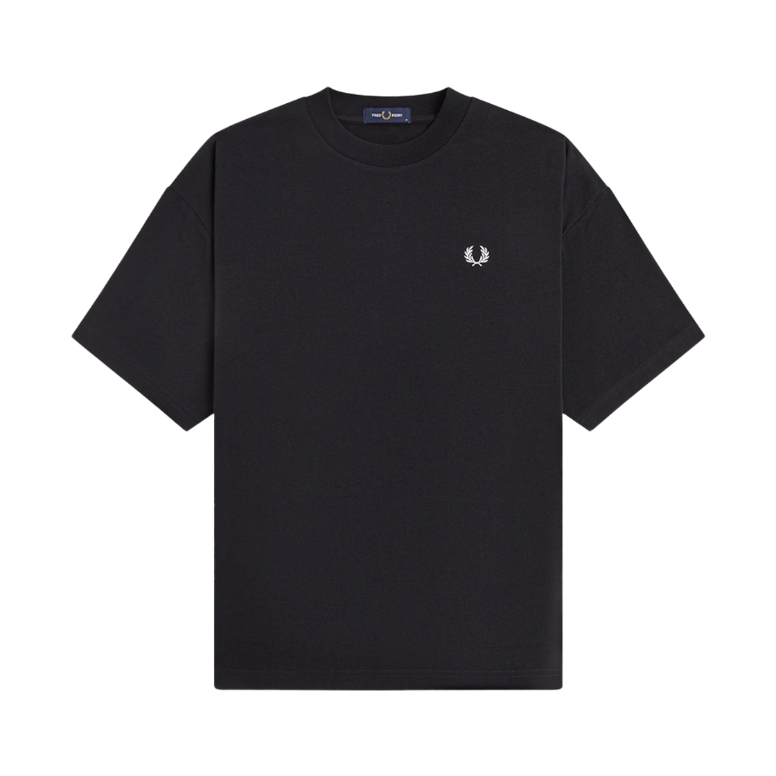 프레드페리 오버사이즈드 티셔츠 블랙(Fred Perry Oversized T-Shirt Black)