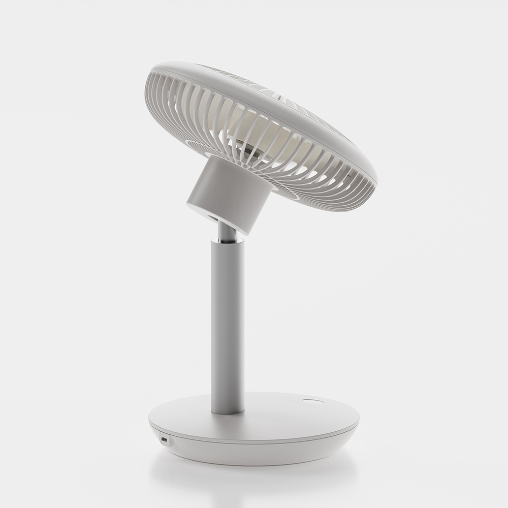 솔러스에어 BLDC 무선선풍기 캠핑 탁상용선풍기 미니 무선써큘레이터 소형 책상 AIR601TF(Sollus Air Wireless Fan, Camping Desk Fan Mini BLDC Wireless Circulator Compact Desk AIR601TF) - 4