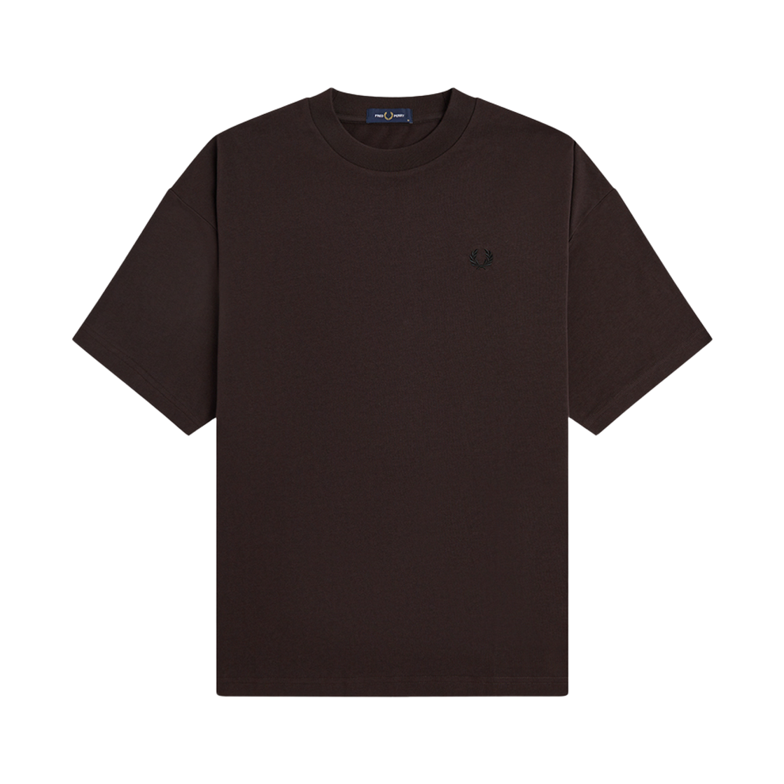 프레드페리 오버사이즈드 티셔츠 리치브라운(Fred Perry Oversized T-Shirt Snow Rich Brown)