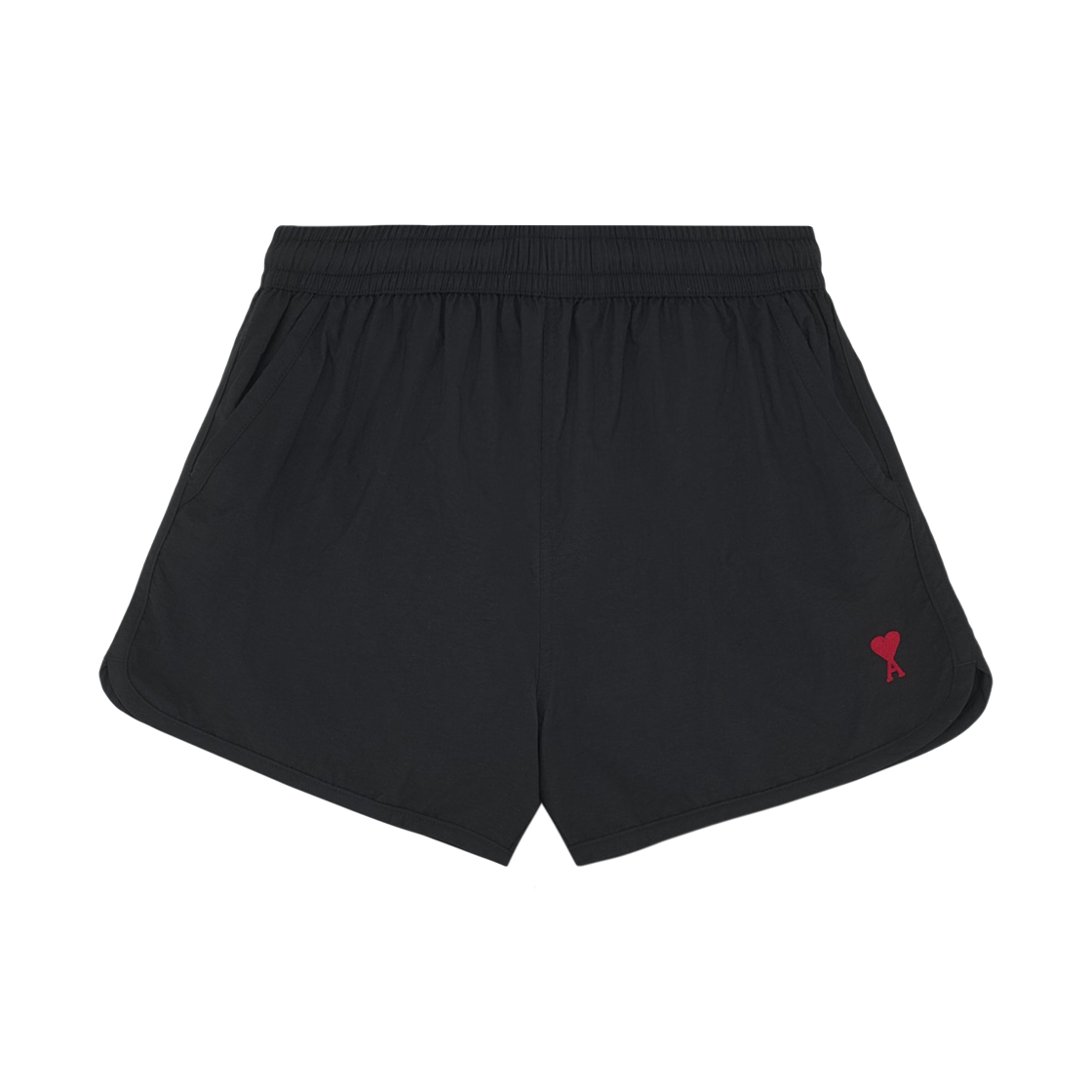 E21HBW01-393-001 AMI de Coeur Swim Shorts Black