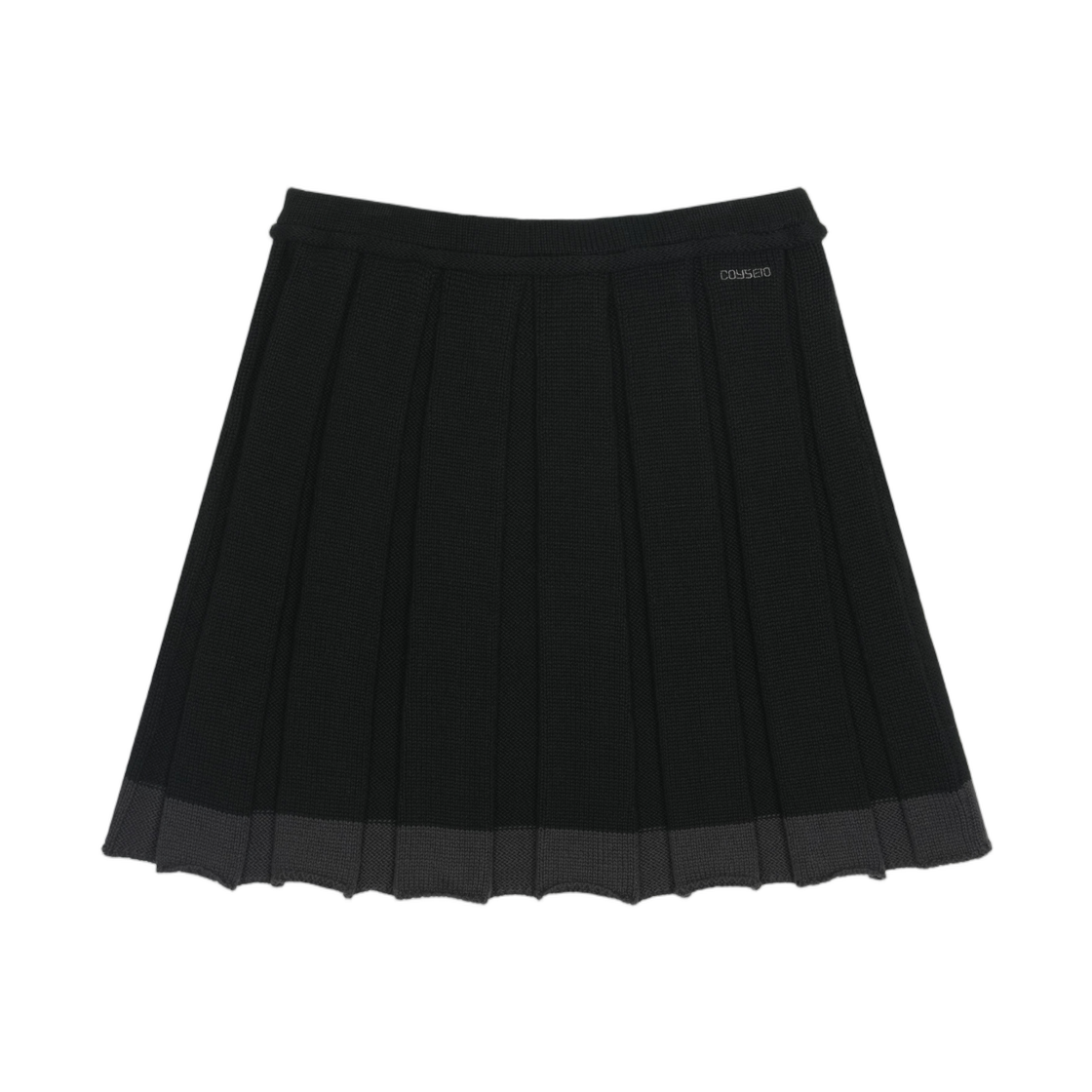 - (W) Coyseio Knit Pleats Skirt Black