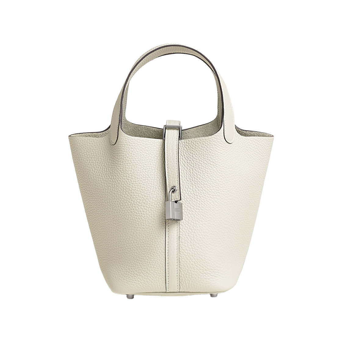 H056289CK10 Hermes Picotin Lock 18 Bag Clemence & Palladium Craie