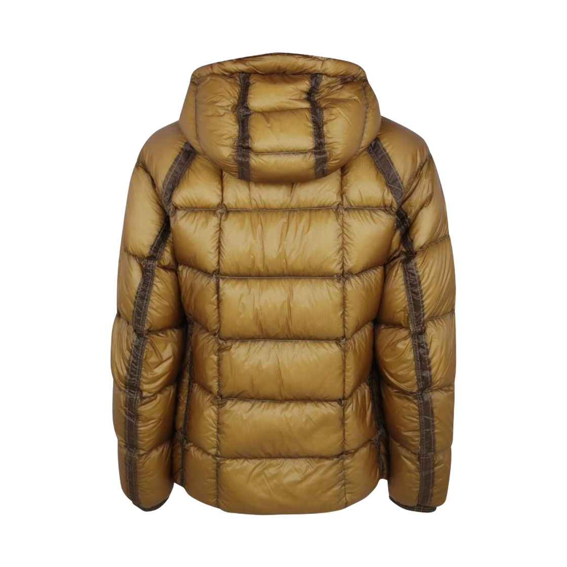 C.P. 컴퍼니 D.D. 쉘 후드 퍼퍼 자켓 벅 쏜 브라운 - 26FW(C.P. Company D.D. Shell Hooded Puffer Jacket Buck Thorn Brown - 26FW) - 2